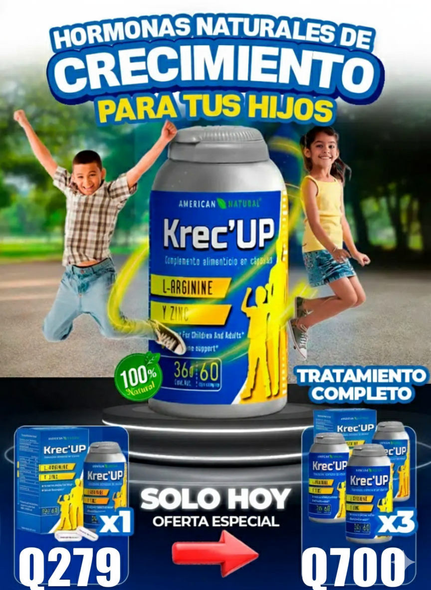 Hormonas Naturales de crecimiento Para Tus Hijos