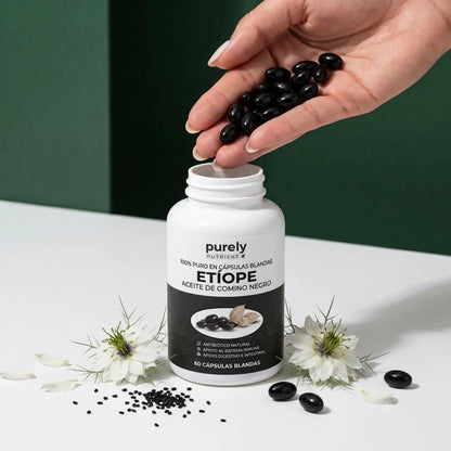 Purely Nutrient Aceite Etíope De Semilla Negra