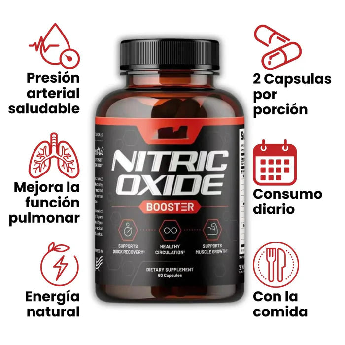 🔥NITRIC OXIDE – EXPLOSIÓN DE ENERGÍA, FUERZA Y RESISTENCIA MÁXIMA 🚀💪🔥