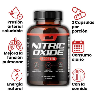 🔥NITRIC OXIDE – EXPLOSIÓN DE ENERGÍA, FUERZA Y RESISTENCIA MÁXIMA 🚀💪🔥