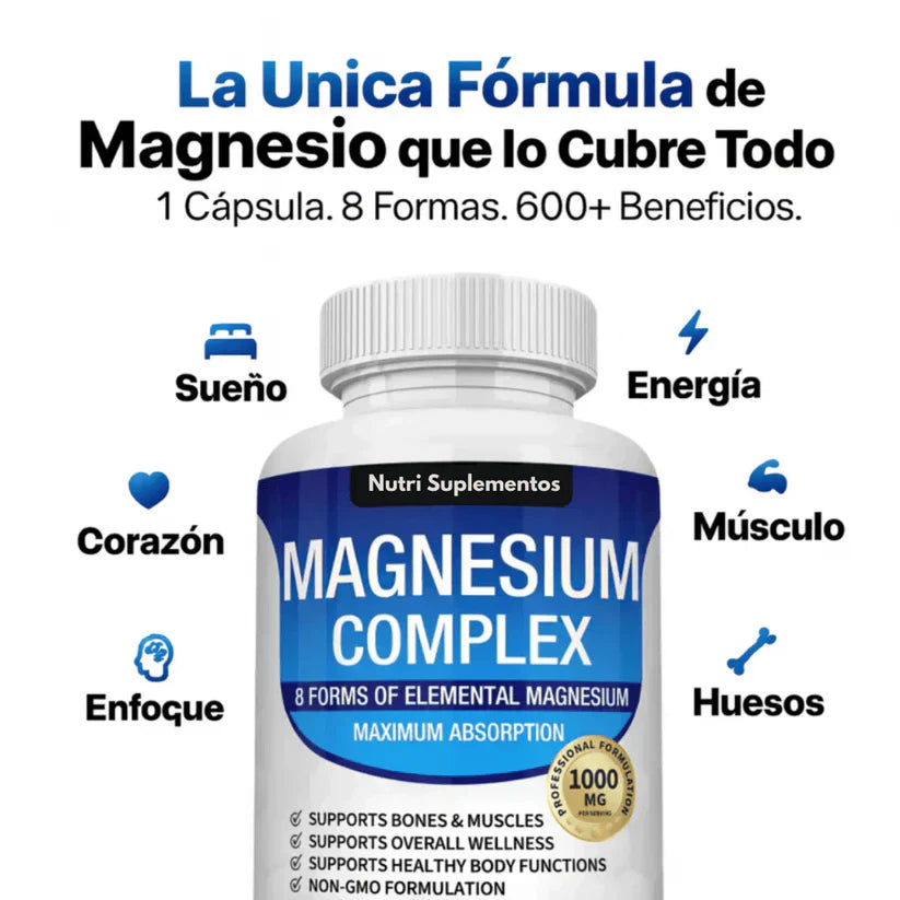 Magnesio complex™ Complejo de magnesio 8 en 1