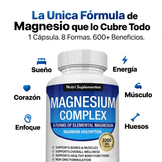 Magnesio complex™ Complejo de magnesio 8 en 1