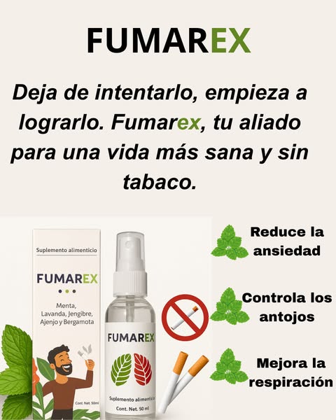 🌿 Fumarex – Menos humo, más vida 🚭❤️