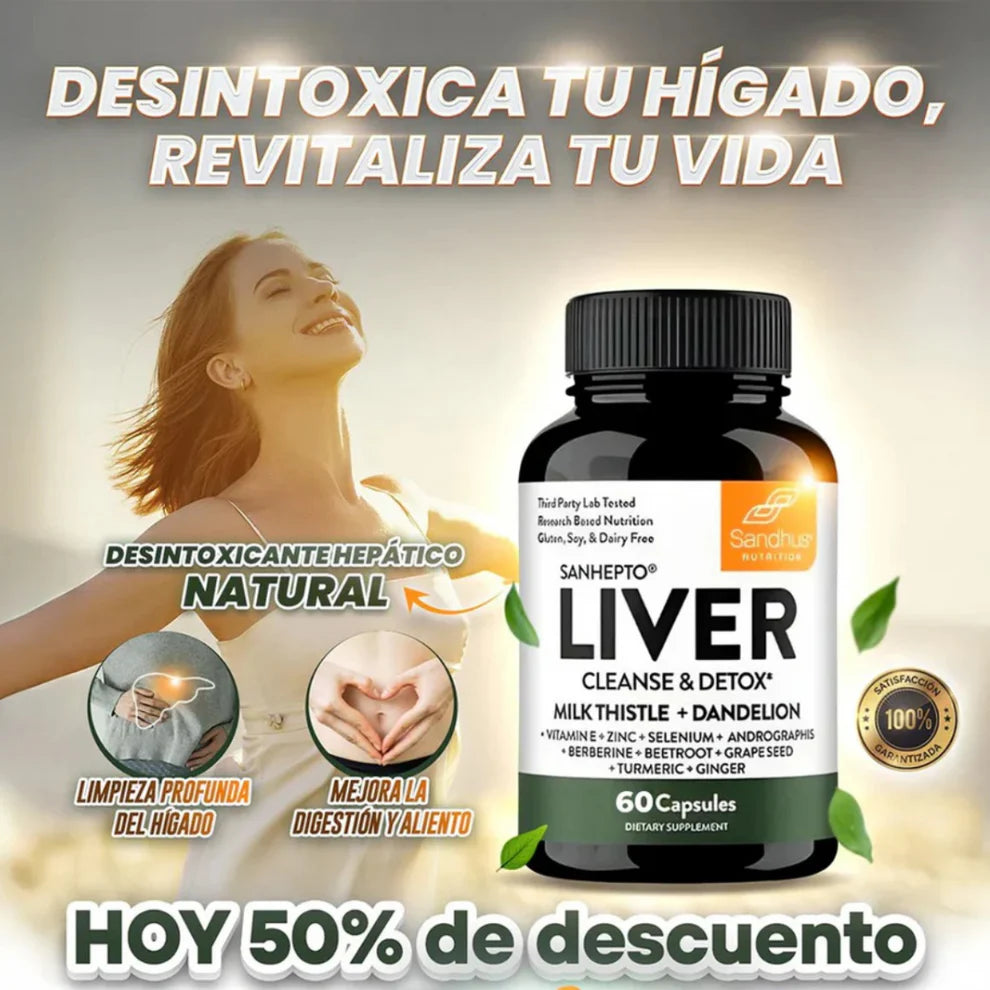 Liverx limpieza y desintoxicación del hígado