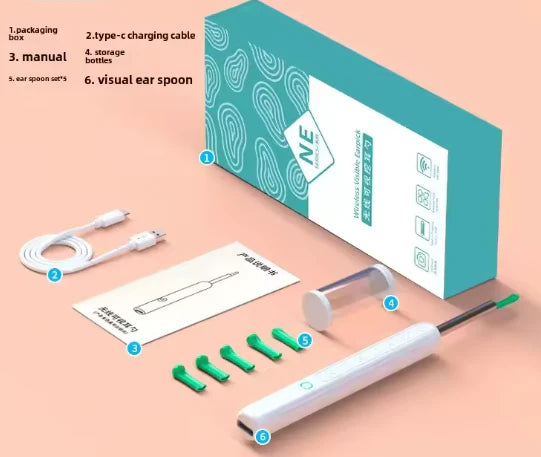 Limpiador auditivo Smart con Camara🎥 - Otoscopio Premium