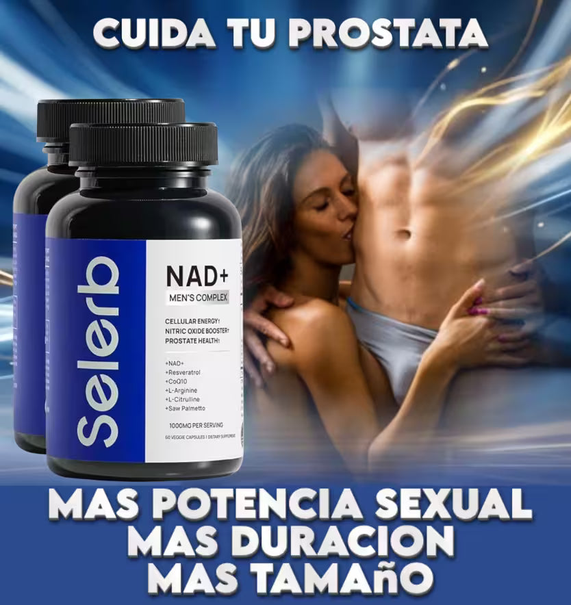 NAD + Selerb - haga feliz a tu pareja mientras cuidas tu prostata