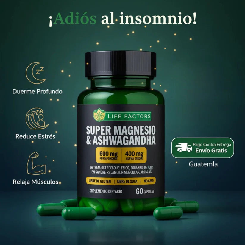 SUPER MAGNESIO & ASHWAGANDHA 60 CAPS ORIGINAL