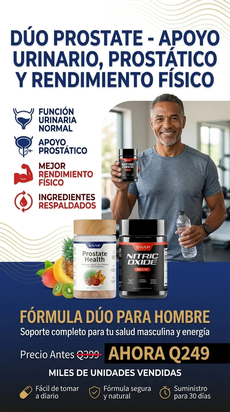 Dúo Prostate - Apoyo Urinario, Prostático a y Rendimiento Físico